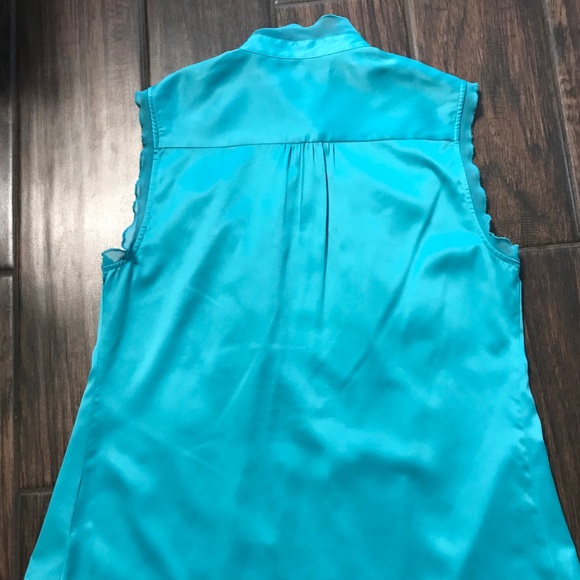 Sleeveless aqua top from The Limited - Picture 3 of 3